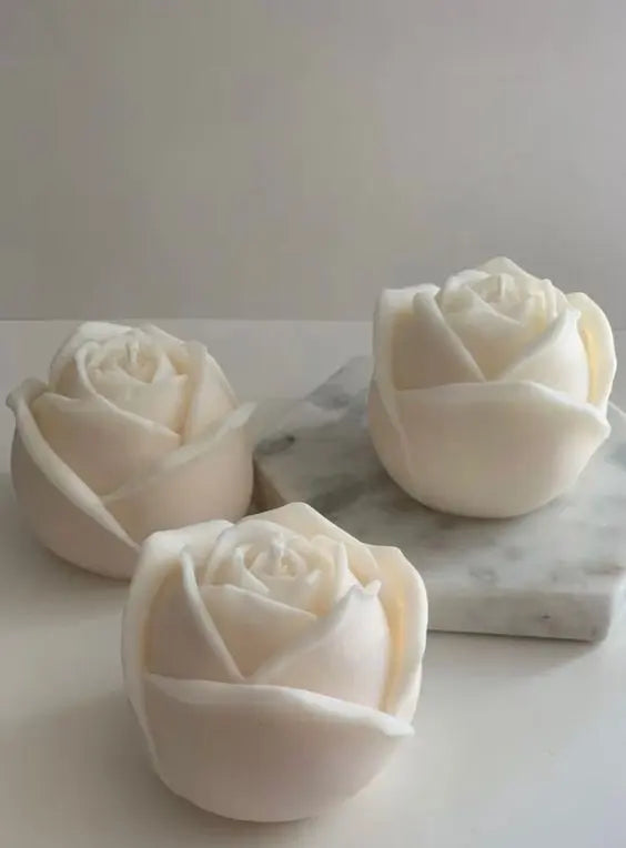 Flor rosa (molde de silicona)