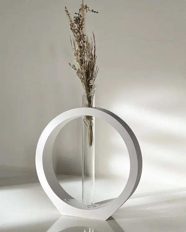 Jarrón / florero esfera floral (molde de silicona)