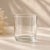 Frasco / vaso de vidrio circular para velas (150g de cera)