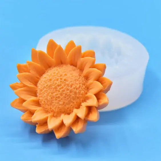 Flor girasol (molde de silicona)