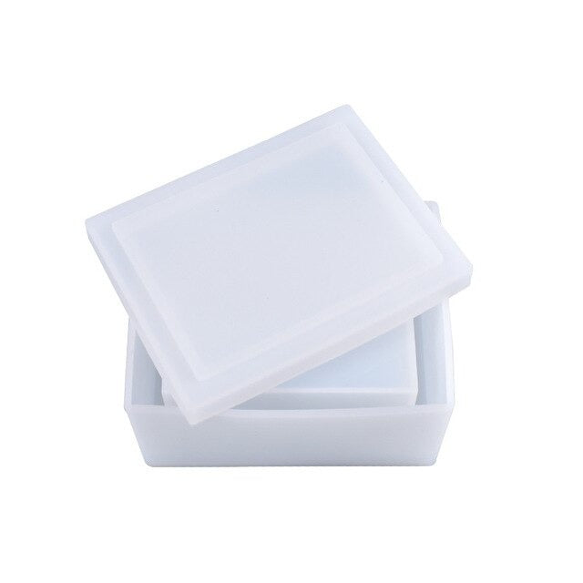 Caja cuadrada / alhajero (molde de silicona)